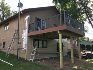 new deck installation
